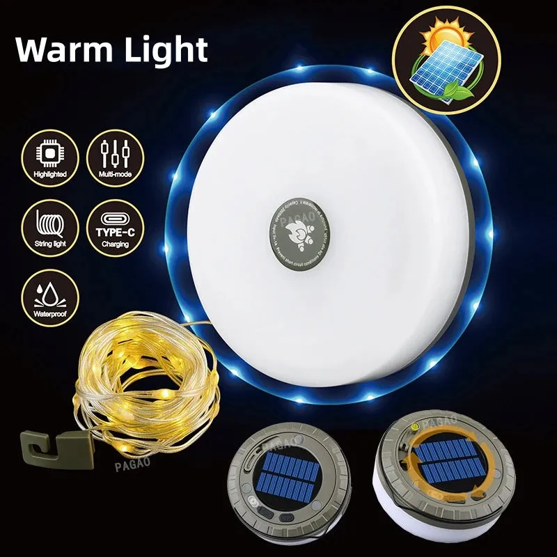 10m Solar String Lights for Camping & Outdoors
