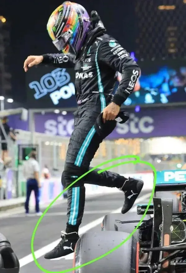 2021 Mercedes AMG Lewis Hamilton F1 Race Boots