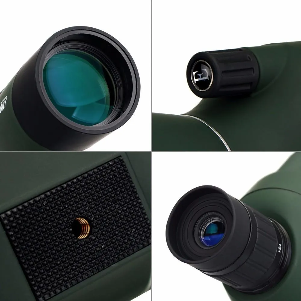 25-75X  70mm HD Spotting Scope