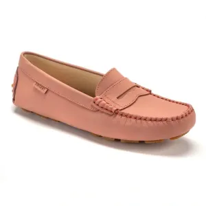2582 - Salmon Sahara Girls Mocassin Loafer