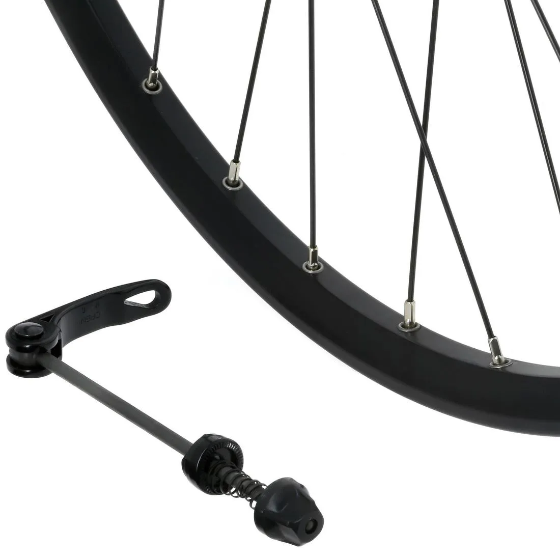 26" Mountain Bike Double-Walled Front Wheel Disc Brake Hollow Axle   QR