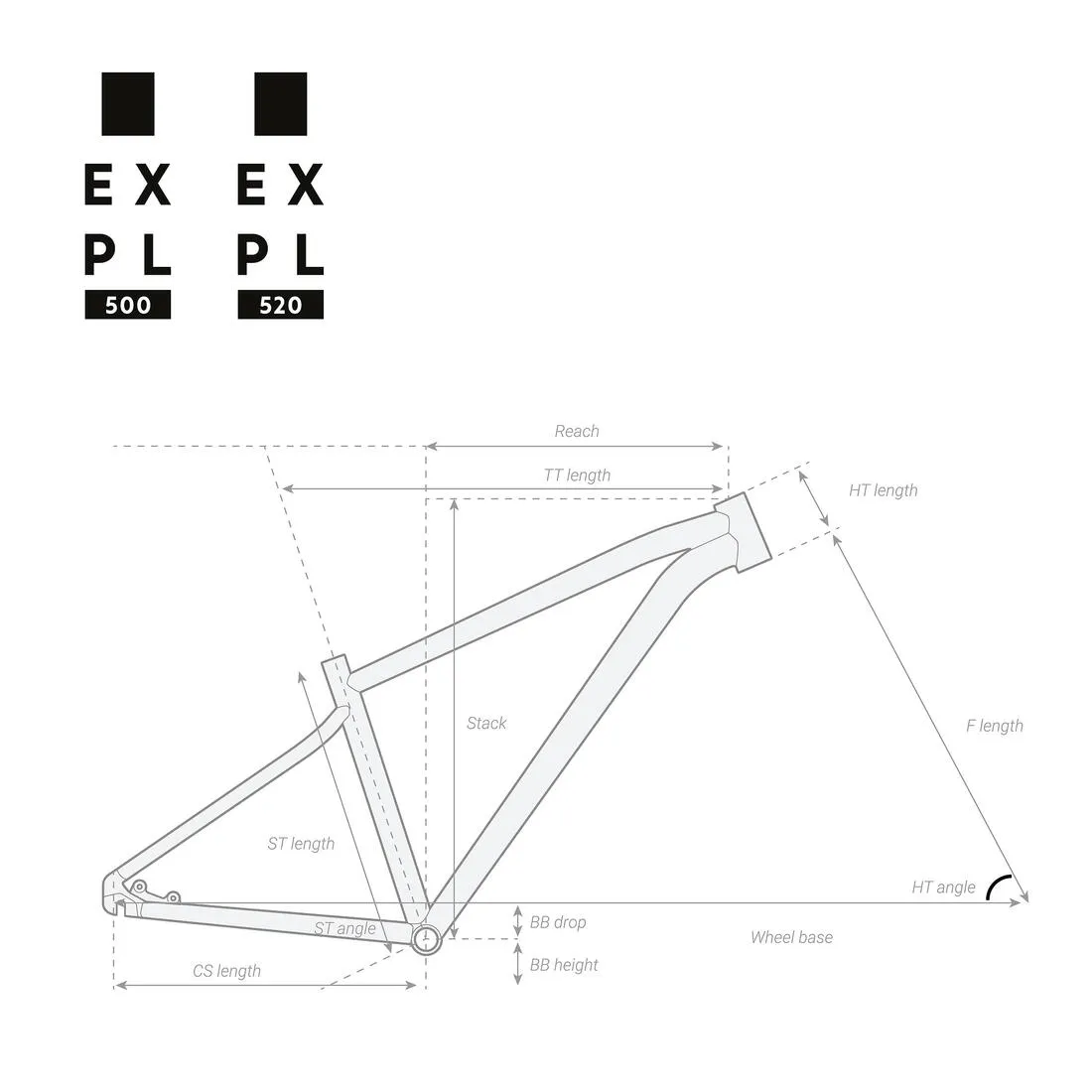 29" Touring Mountain Bike Expl 500