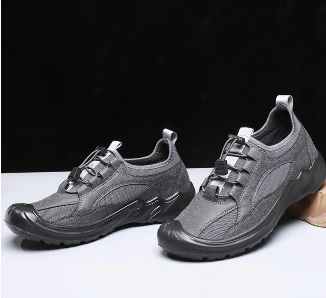 3 Anti Slip fabric upper soft PU sole Mens outdoor Lightweight breathable hiking Trails Shoes sneakers for men