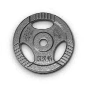 5kg Pair Standard Ezy Grip Iron Cast Weight Gym Plates 30mm