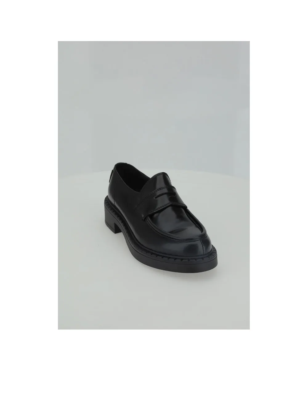 Albany II Saddle Loafers Black Leather
