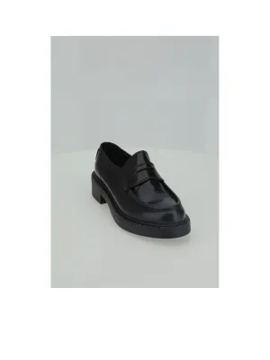 Albany II Saddle Loafers Black Leather