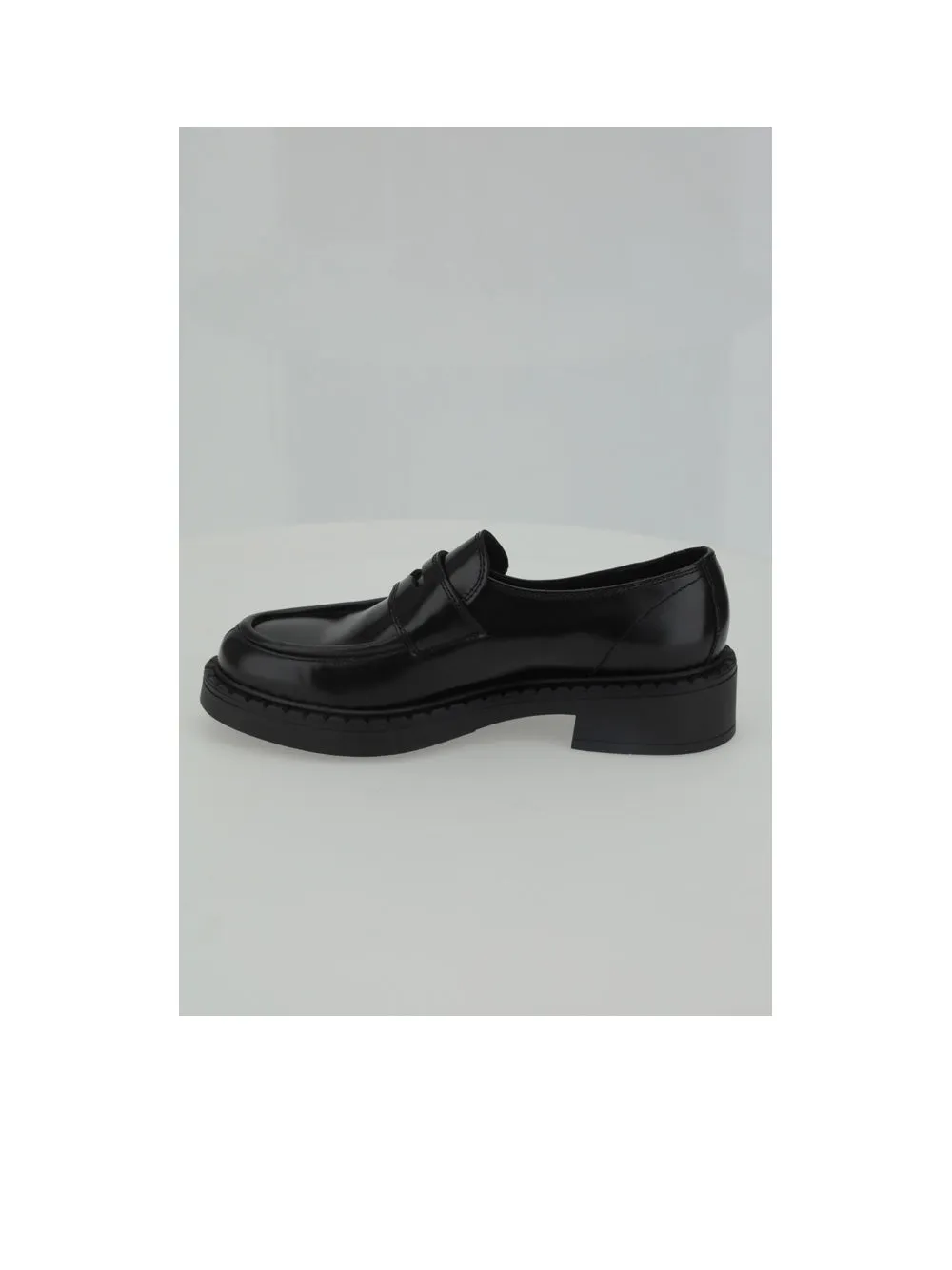 Albany II Saddle Loafers Black Leather