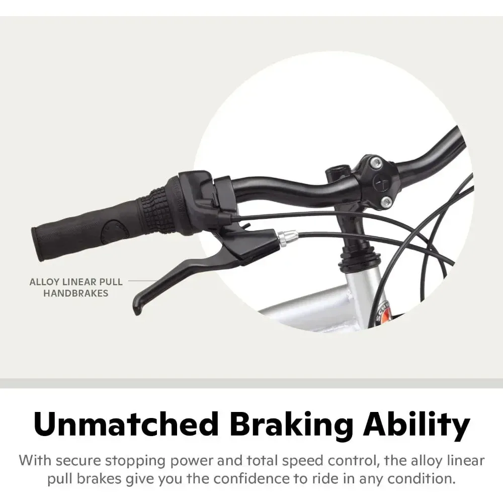 Aluminum and Steel Frame Mountain Bike