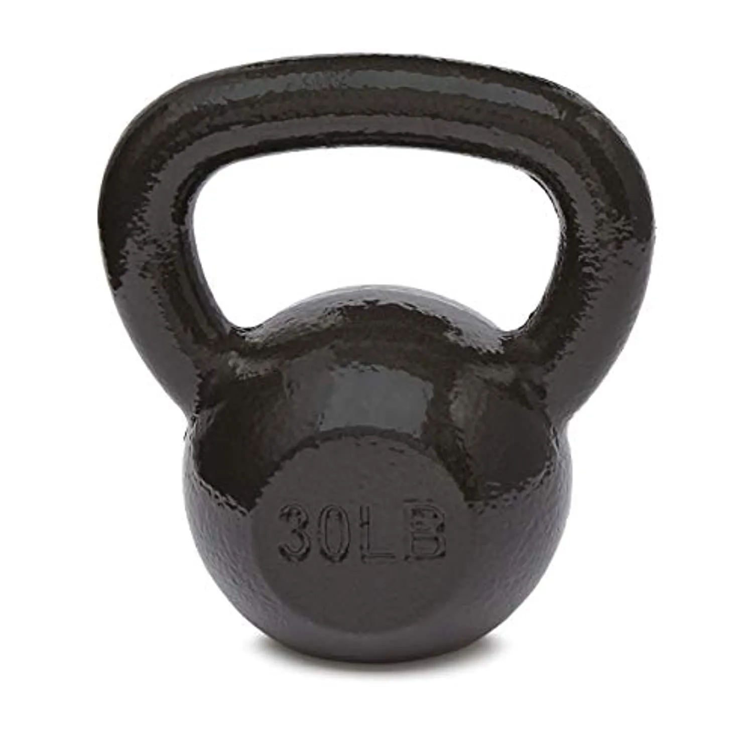 Amazon Basics Cast Iron Kettlebell - 30 Pounds, Black
