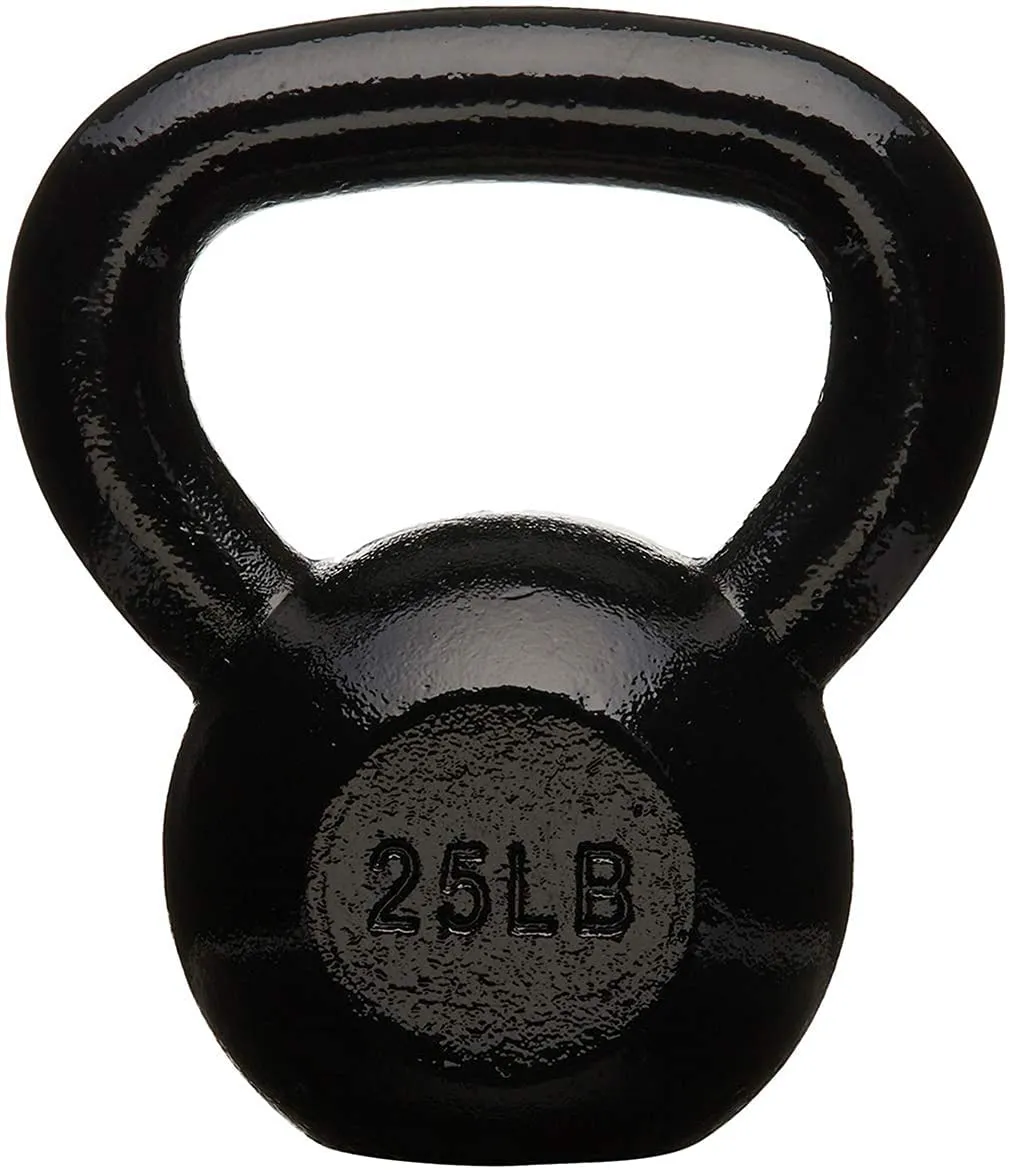Amazon Basics Cast Iron Kettlebell Weight