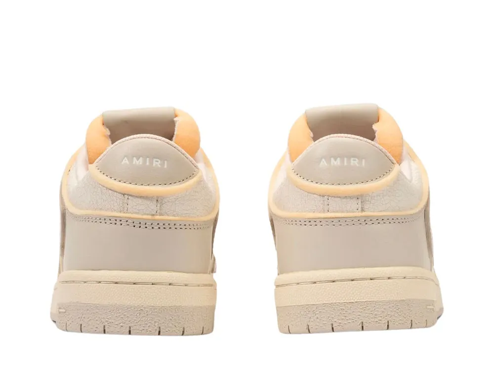 Amiri Collegiate Skeleton Low Top Birch White Sneaker