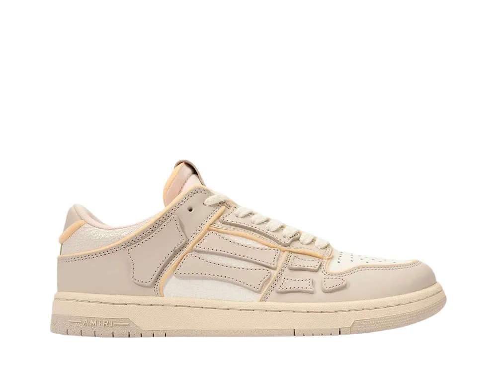 Amiri Collegiate Skeleton Low Top Birch White Sneaker