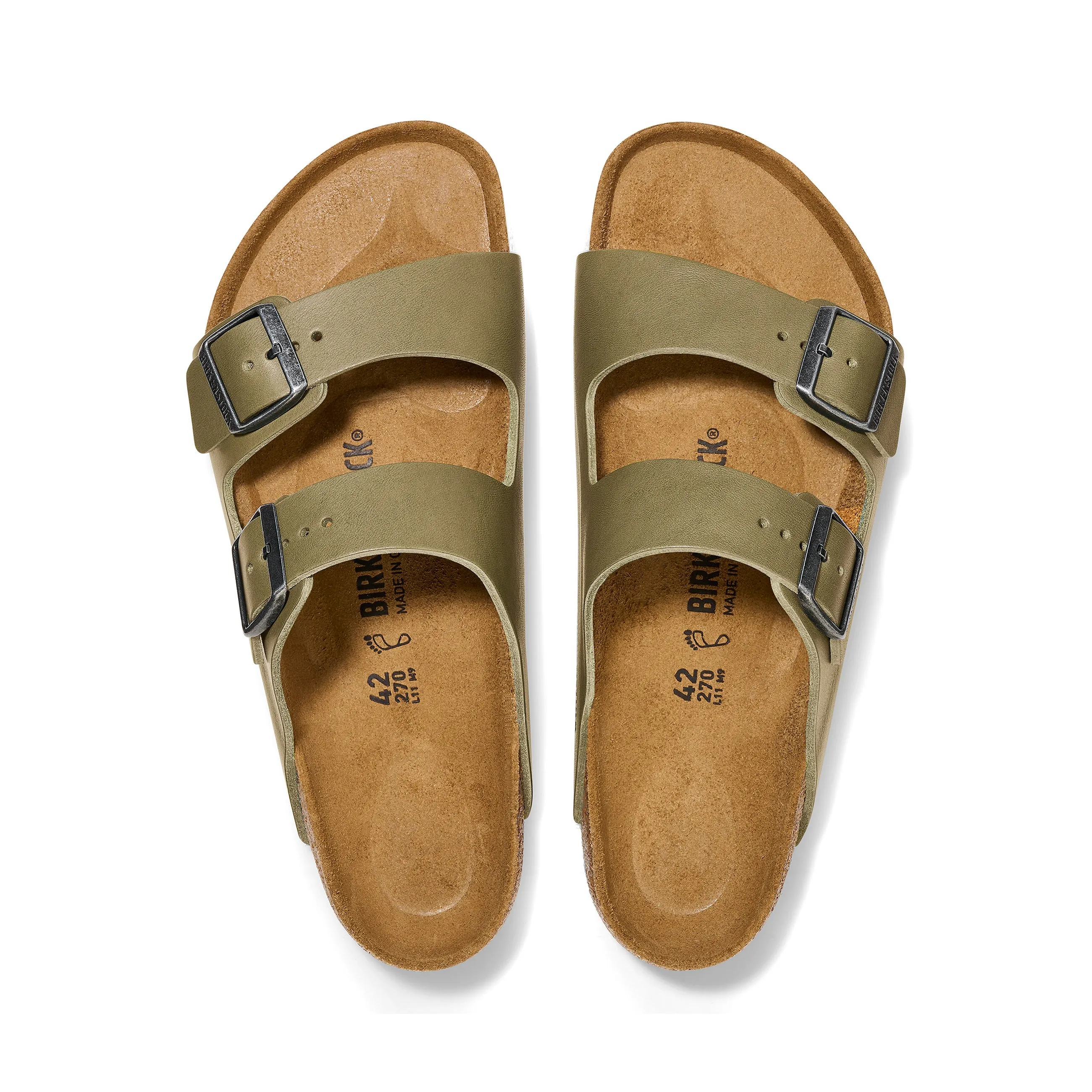 Arizona Faded Khaki Smooth Leather