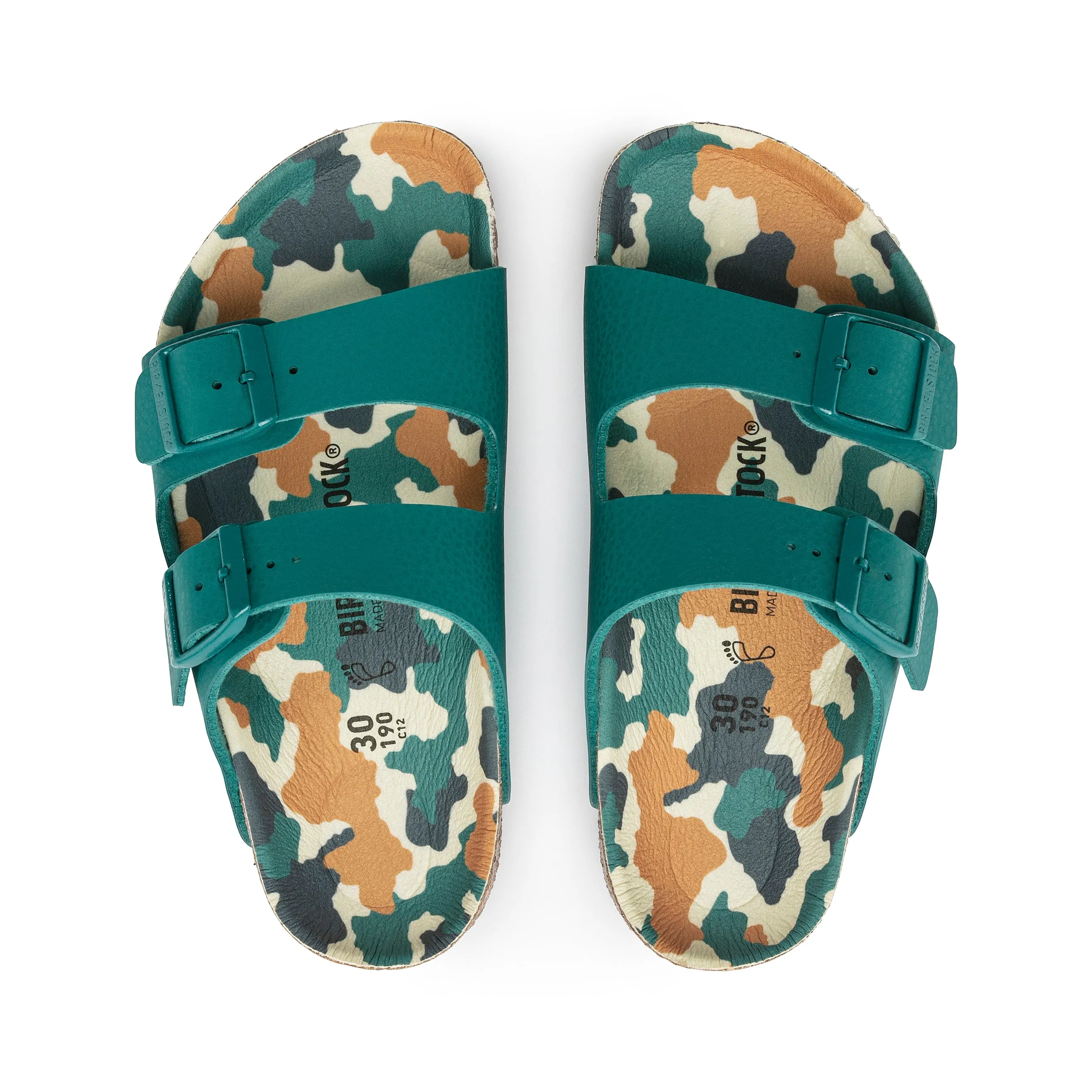 Arizona Kids Camo Dark Teal Birko-Flor
