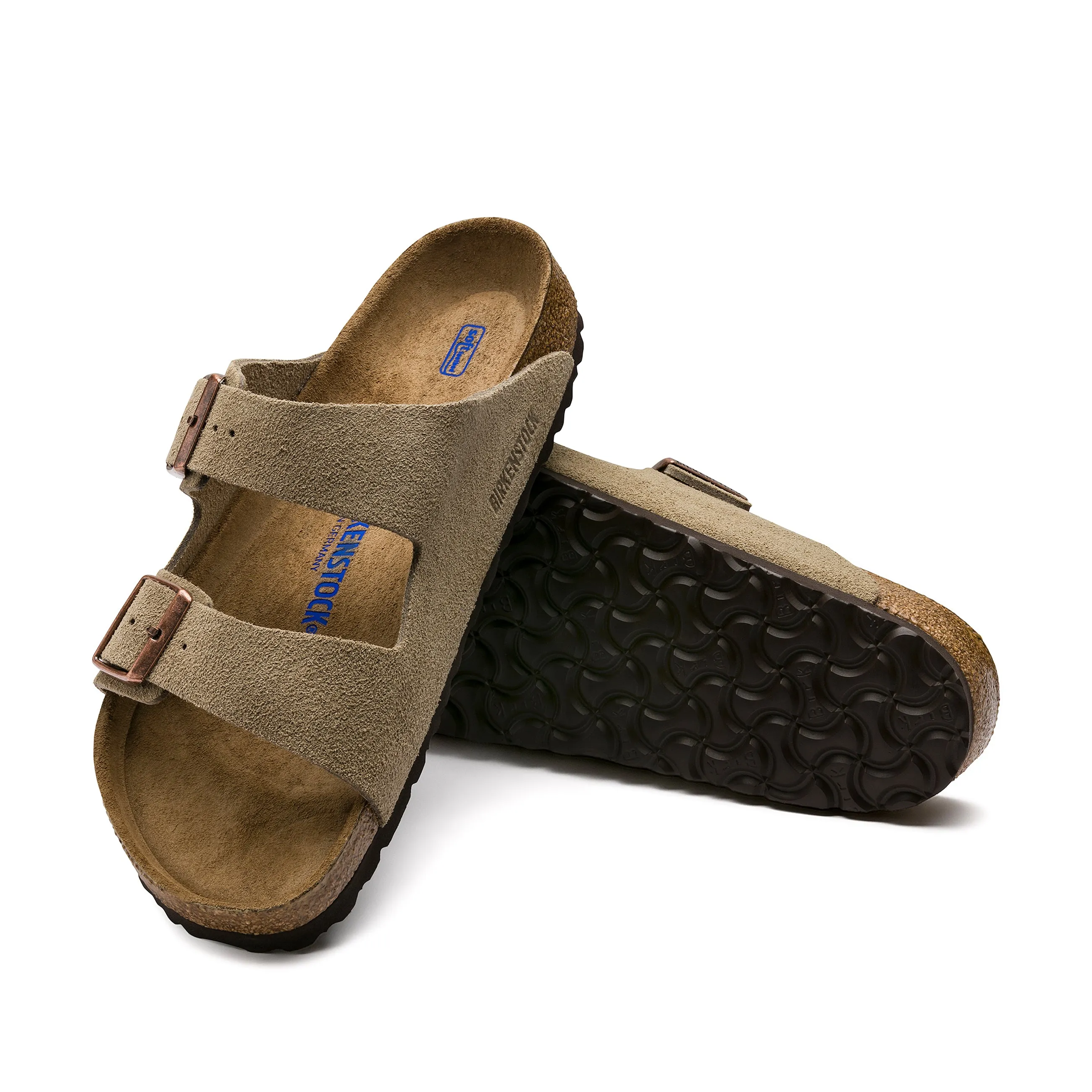 Arizona SFB Taupe Suede Leather