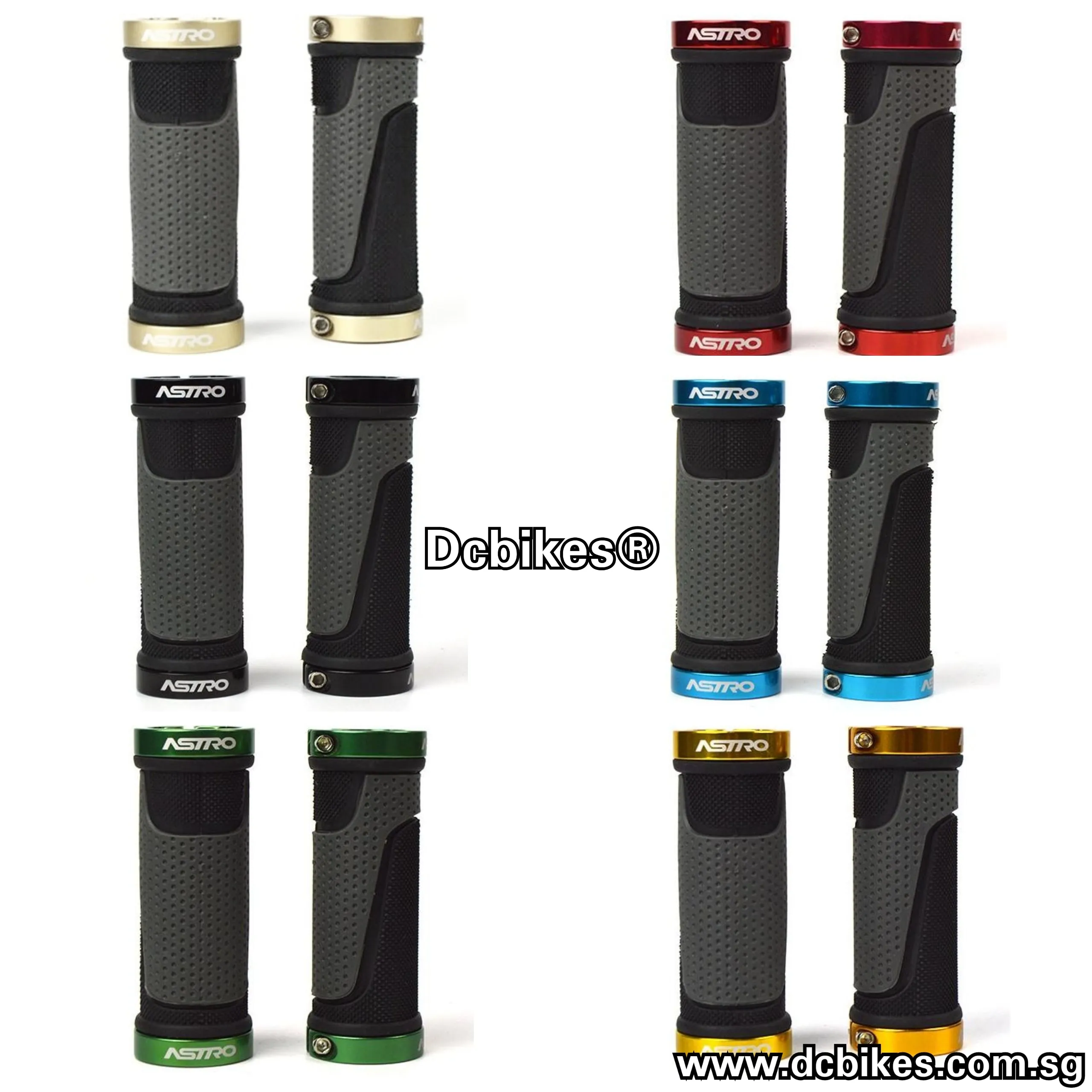 Astro MTB Cosmic 90mm MTB Short Lock On Grips