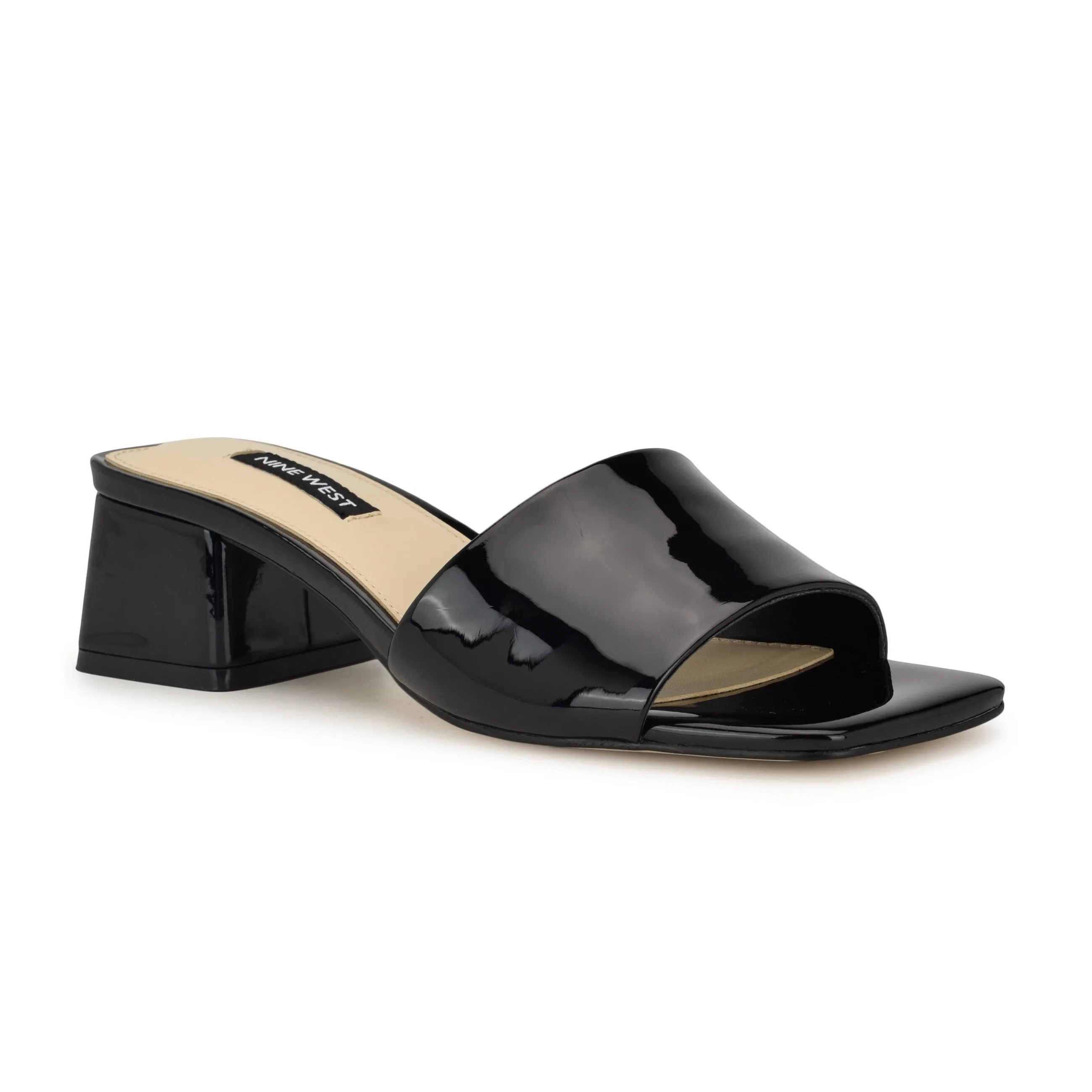 Bamsy Block Heel Slide Sandals