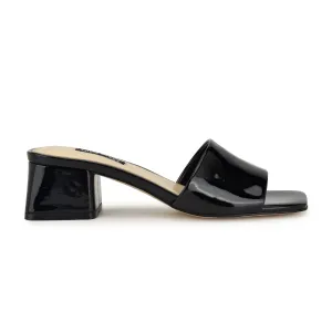 Bamsy Block Heel Slide Sandals
