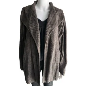 Barefoot Dreams Cozychic Lite Robe Cardigan Jacket Size XL Green With Pockets
