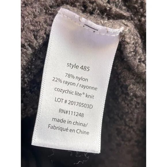 Barefoot Dreams Cozychic Lite Robe Cardigan Jacket Size XL Green With Pockets