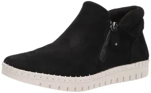 Bella Vita Women's Camberly Sport Bootie Ankle Boot, Black Kidsuede Leather, 8.5 Wide