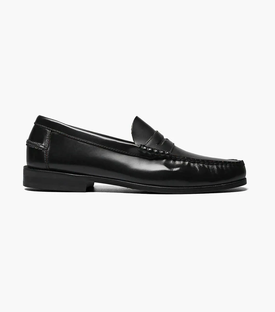 Berkley Moc Toe Penny Loafer-Black| Florsheim