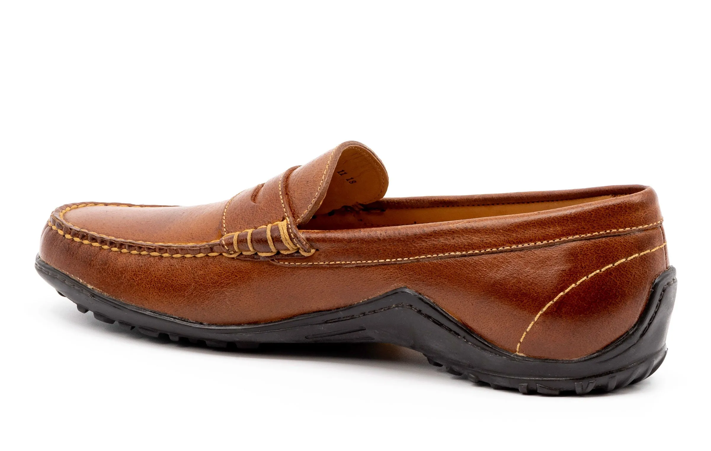 Bill Water Buffalo Leather Penny Loafers