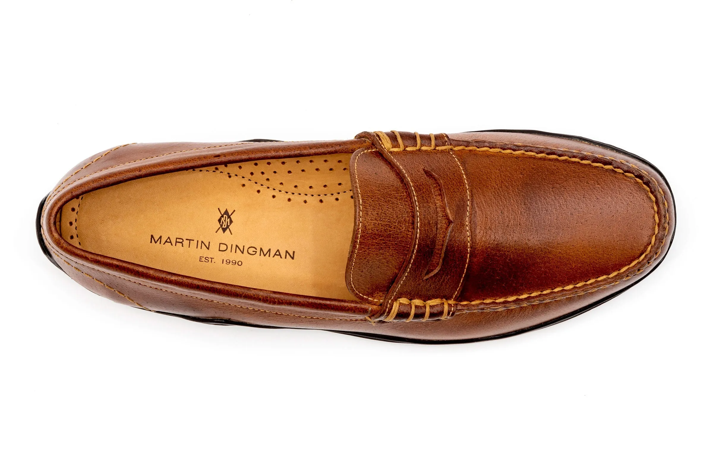 Bill Water Buffalo Leather Penny Loafers