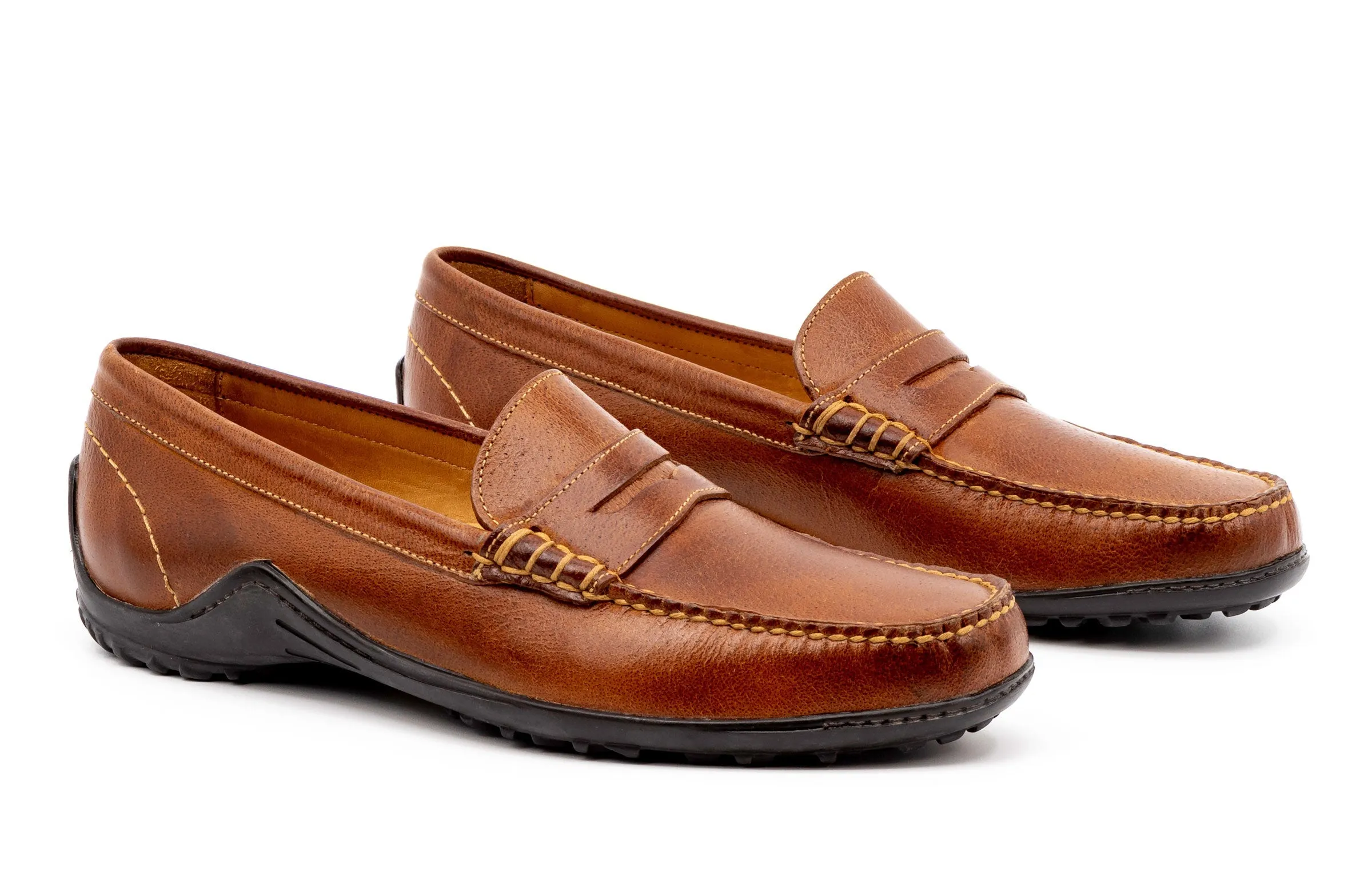 Bill Water Buffalo Leather Penny Loafers