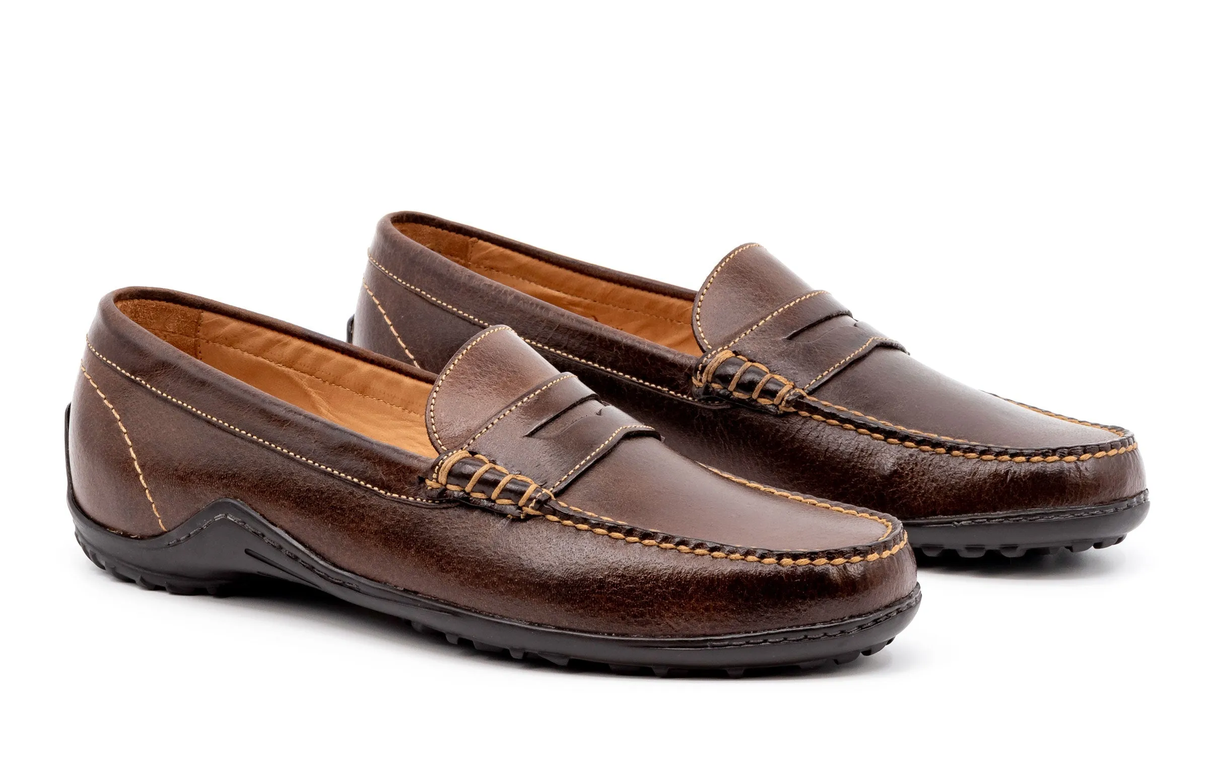 Bill Water Buffalo Leather Penny Loafers
