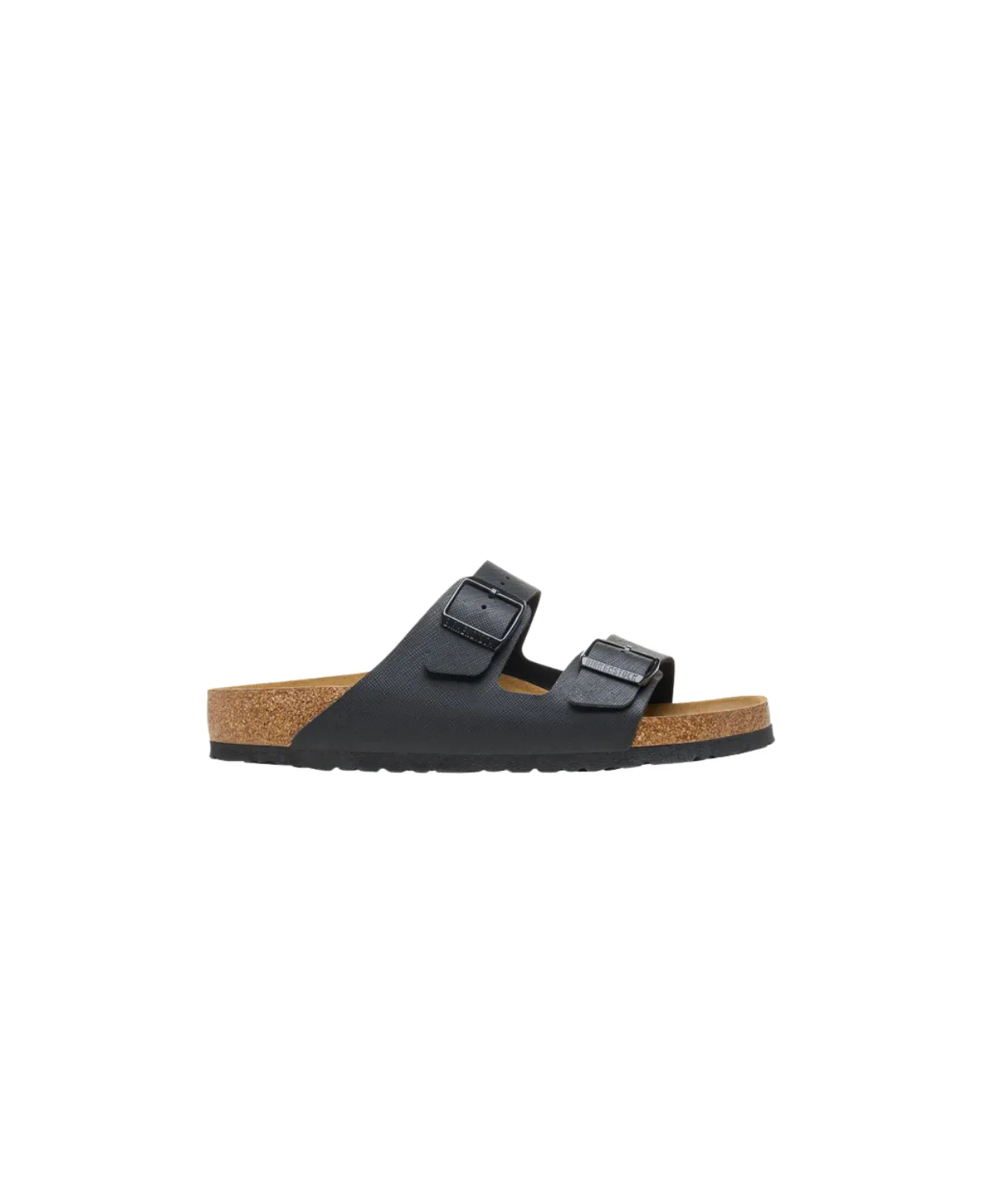 Birkenstock Arizona Birko-Flor Saffiano Black Sandals