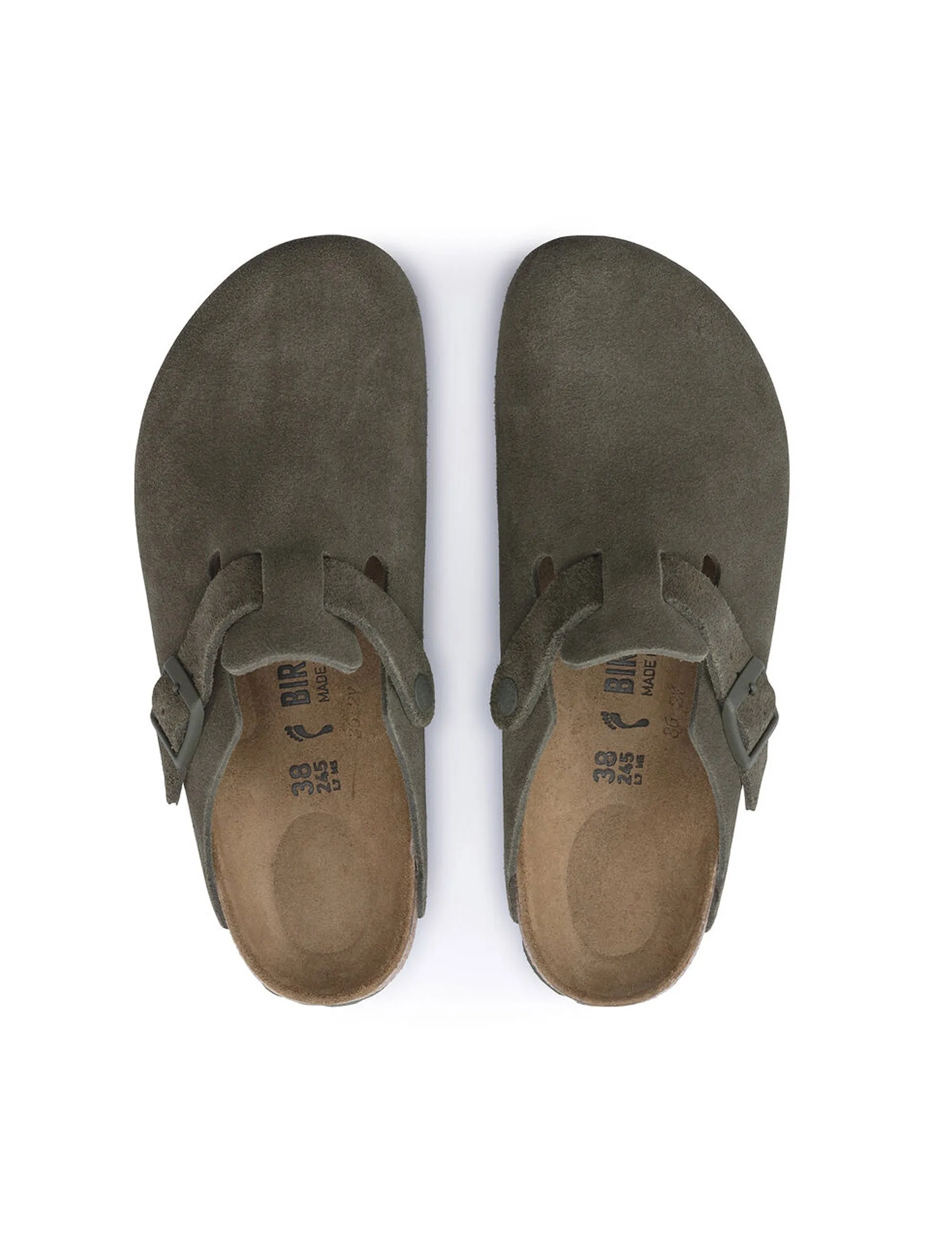 BIRKENSTOCK BOSTON MODERN SUEDE THYME