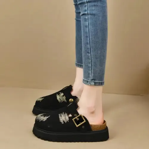 Blue Denim Loafers