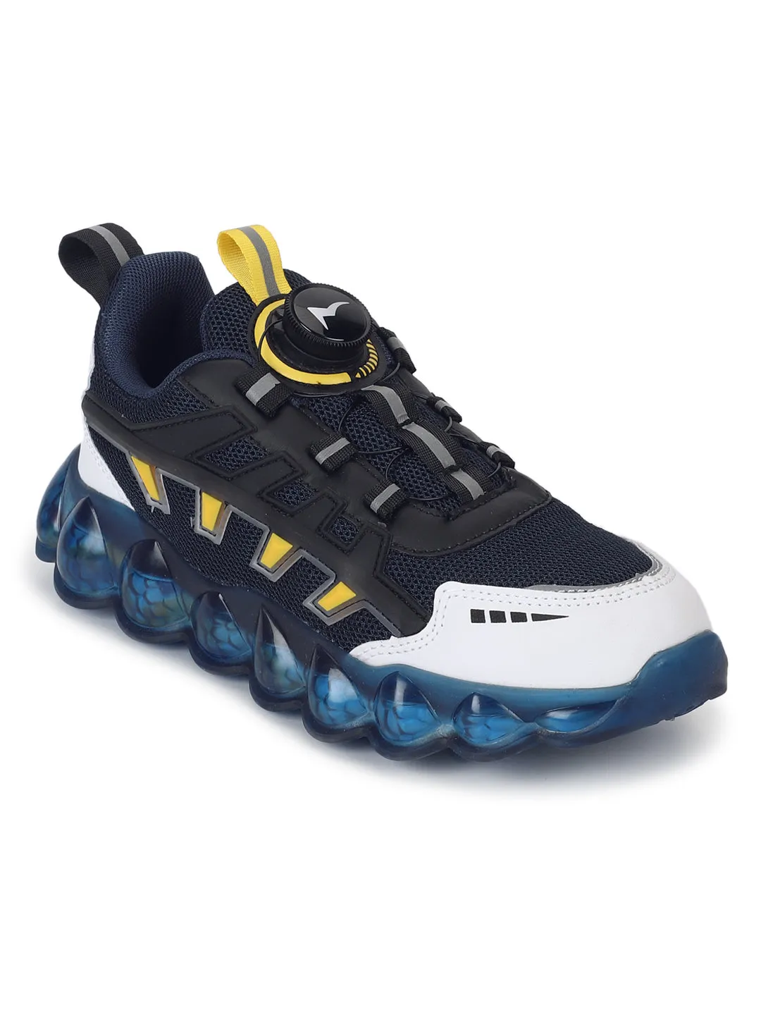 Blue Mesh Rotating Button Sneakers (TC-RS40001-BLU)
