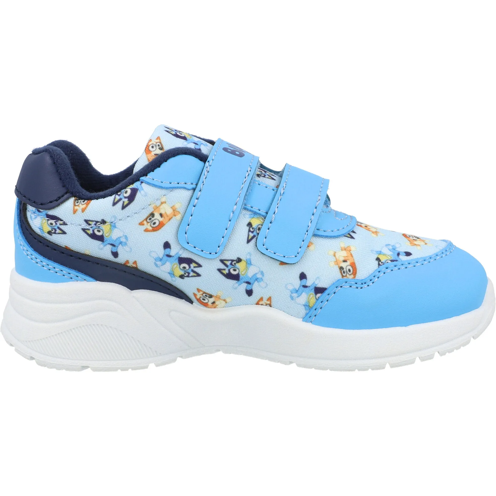 Bluey Starfish Navy Blue Kids Trainers