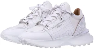 BNJ AGON WHITE CROCODILE EFFECT-NAPPA