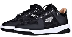BNJ SIGMA Low-Top BLACK REFLECTIVE CAMOUFLAGE- MATT NAPPA
