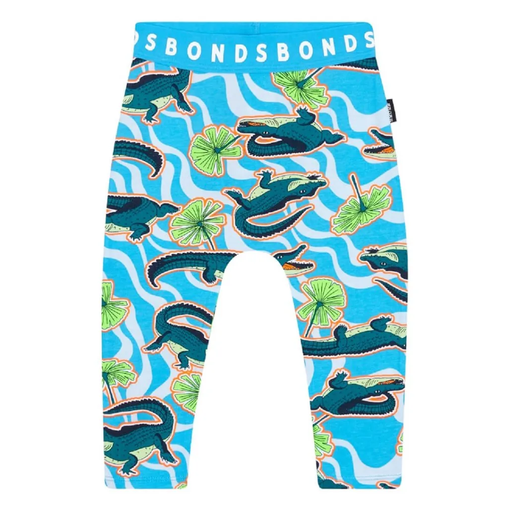 BONDS Stretchies Baby Leggings - Croc Attack