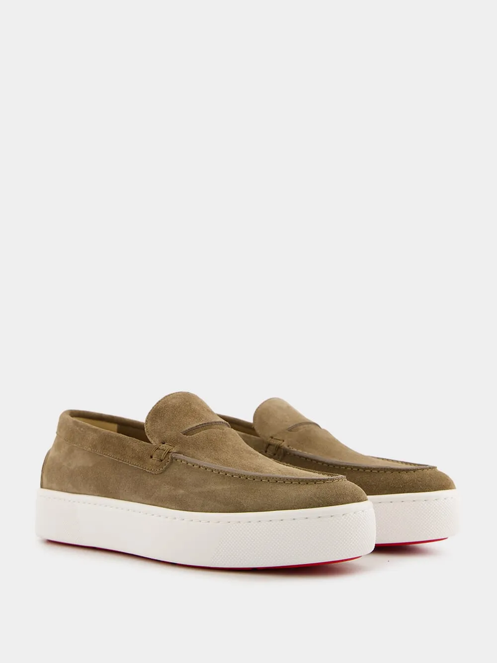 Brown Loafers Paqueboat Crosta Retournée