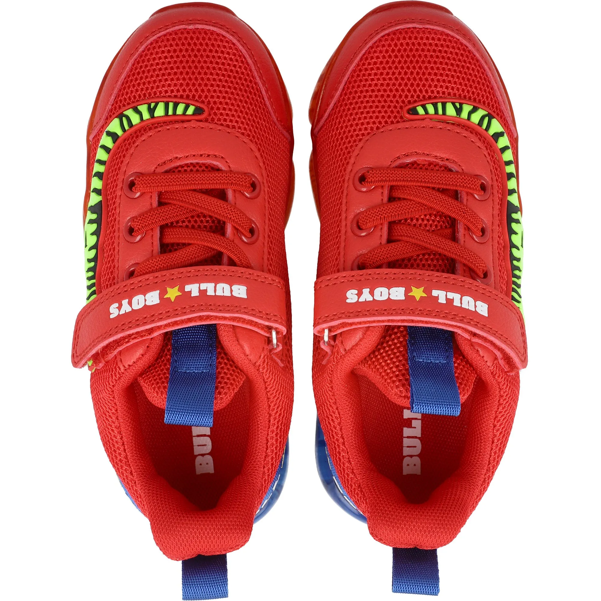 Bull Boys T-Rex Lights Red Dinosaur Trainers