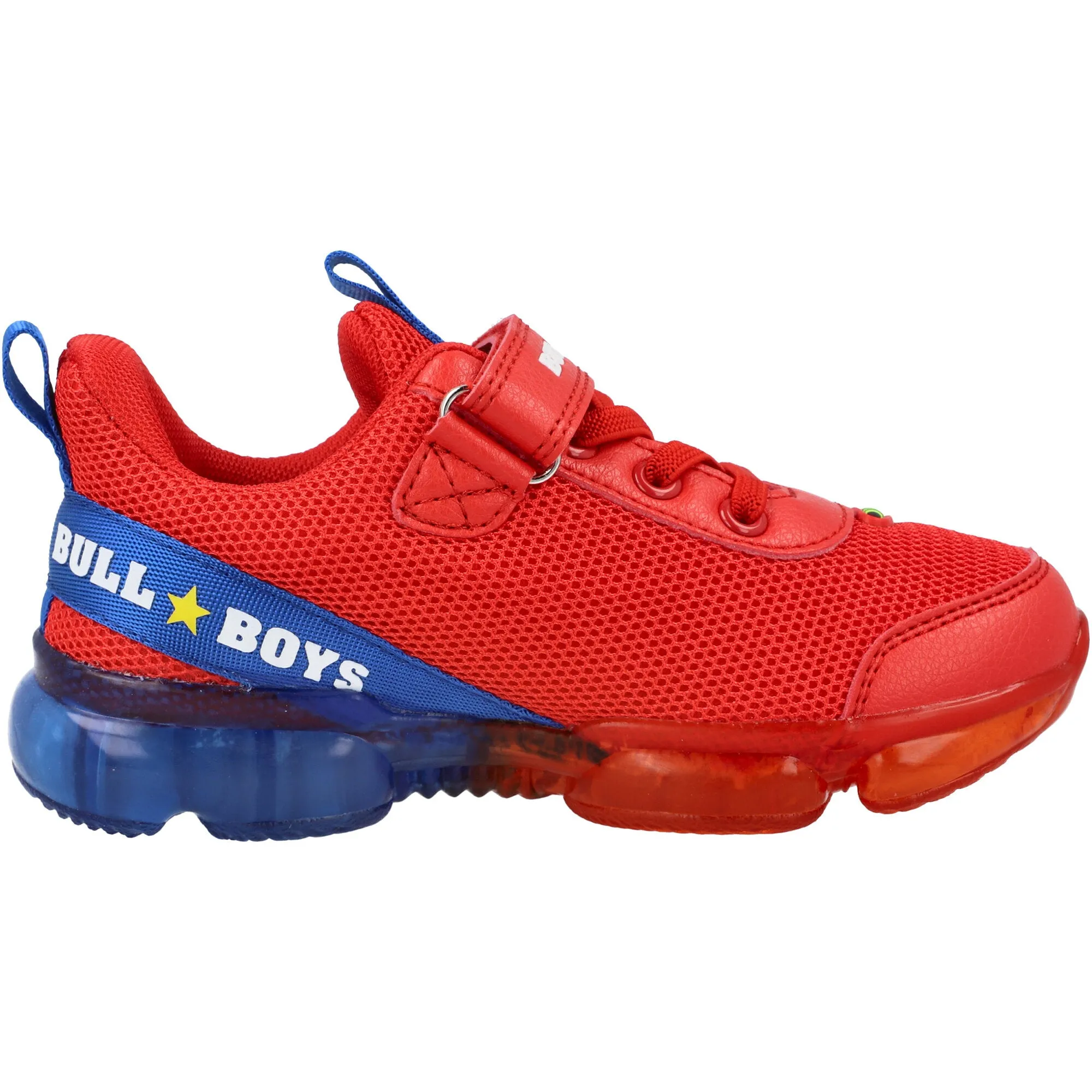 Bull Boys T-Rex Lights Red Dinosaur Trainers