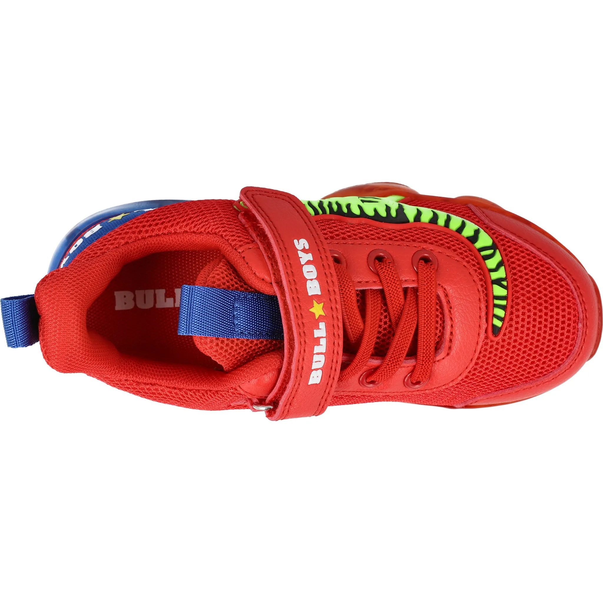 Bull Boys T-Rex Lights Red Dinosaur Trainers