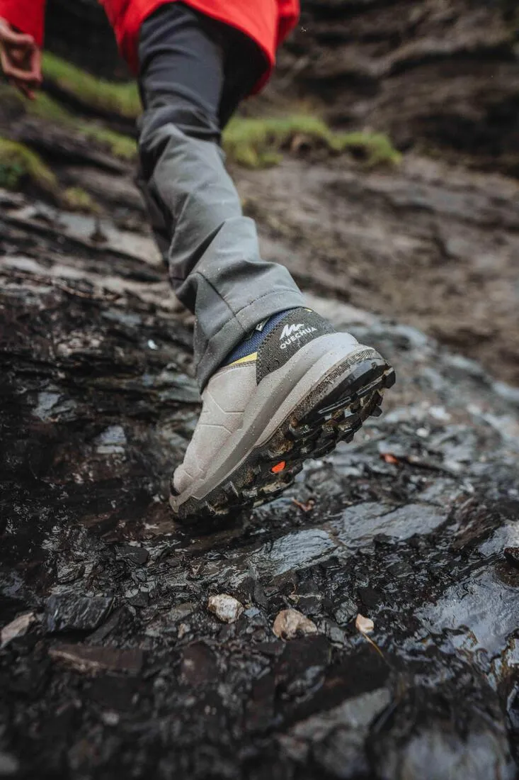 Chaussures hautes enfant imperméables de randonnée montagne - MH500 28-39