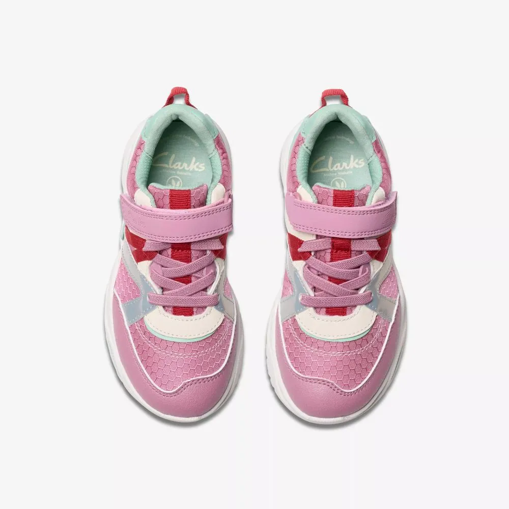Clarks - FeatherPace K. - Pink Multi - Shoes