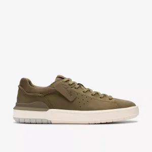 Clarks Men's Courtlite2 Run Olive Nubuck 26181324