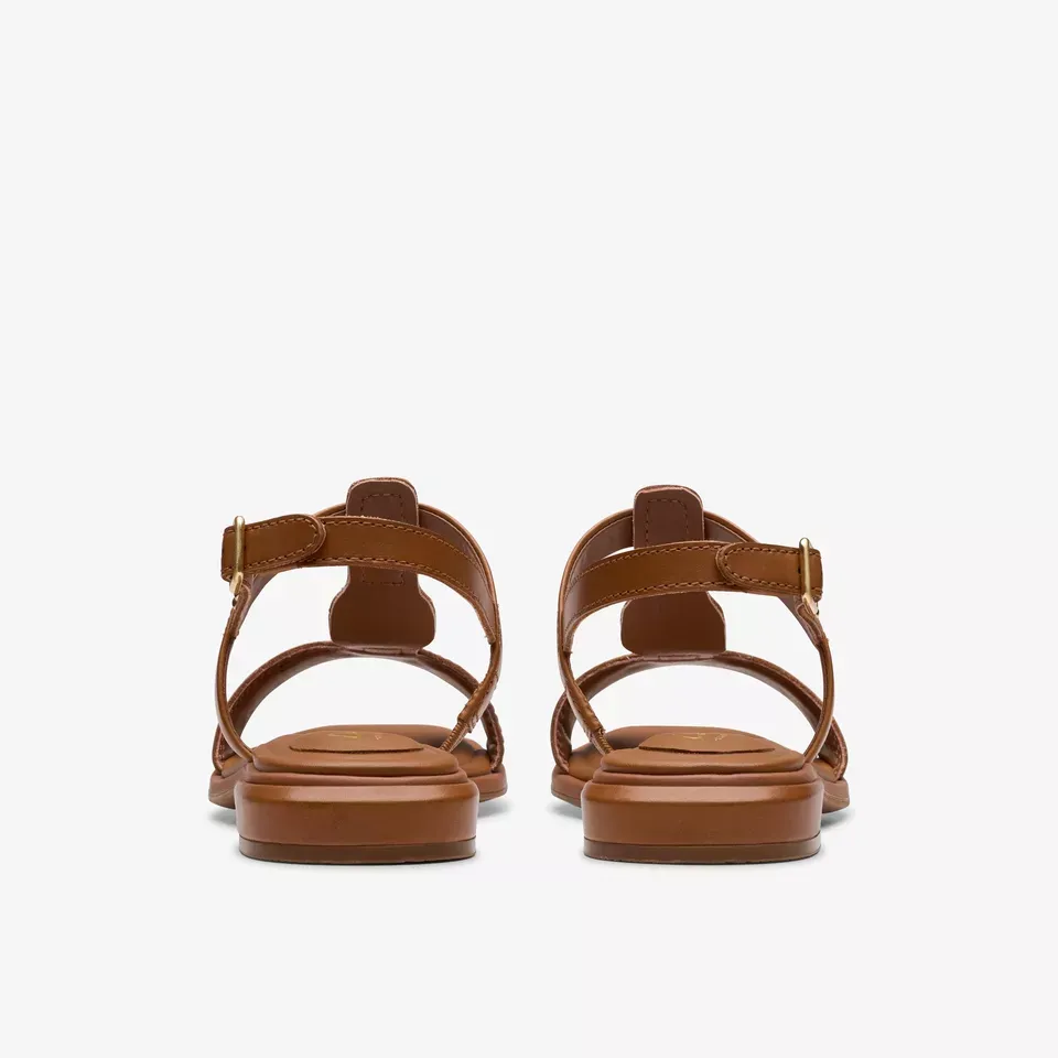 Clarks Women's Ariany Sling Tan Leather 26181242
