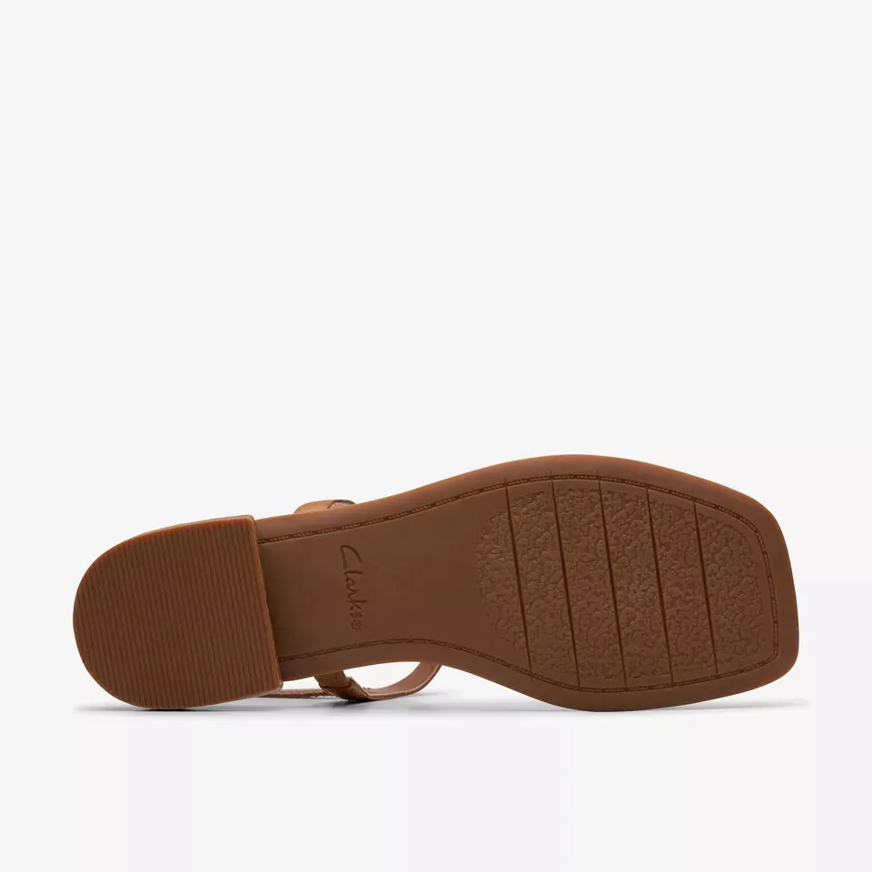 Clarks Women's Ariany Sling Tan Leather 26181242