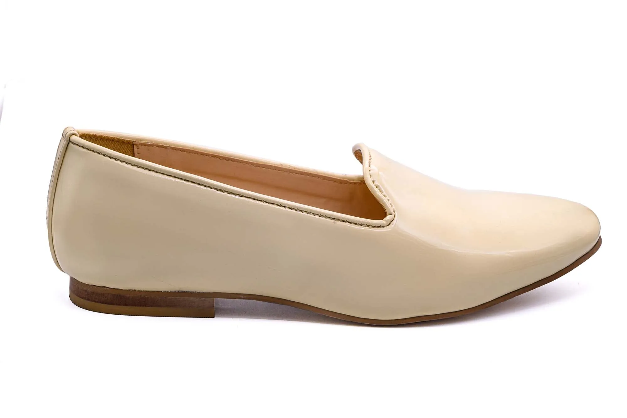 Cream Leather Loafer