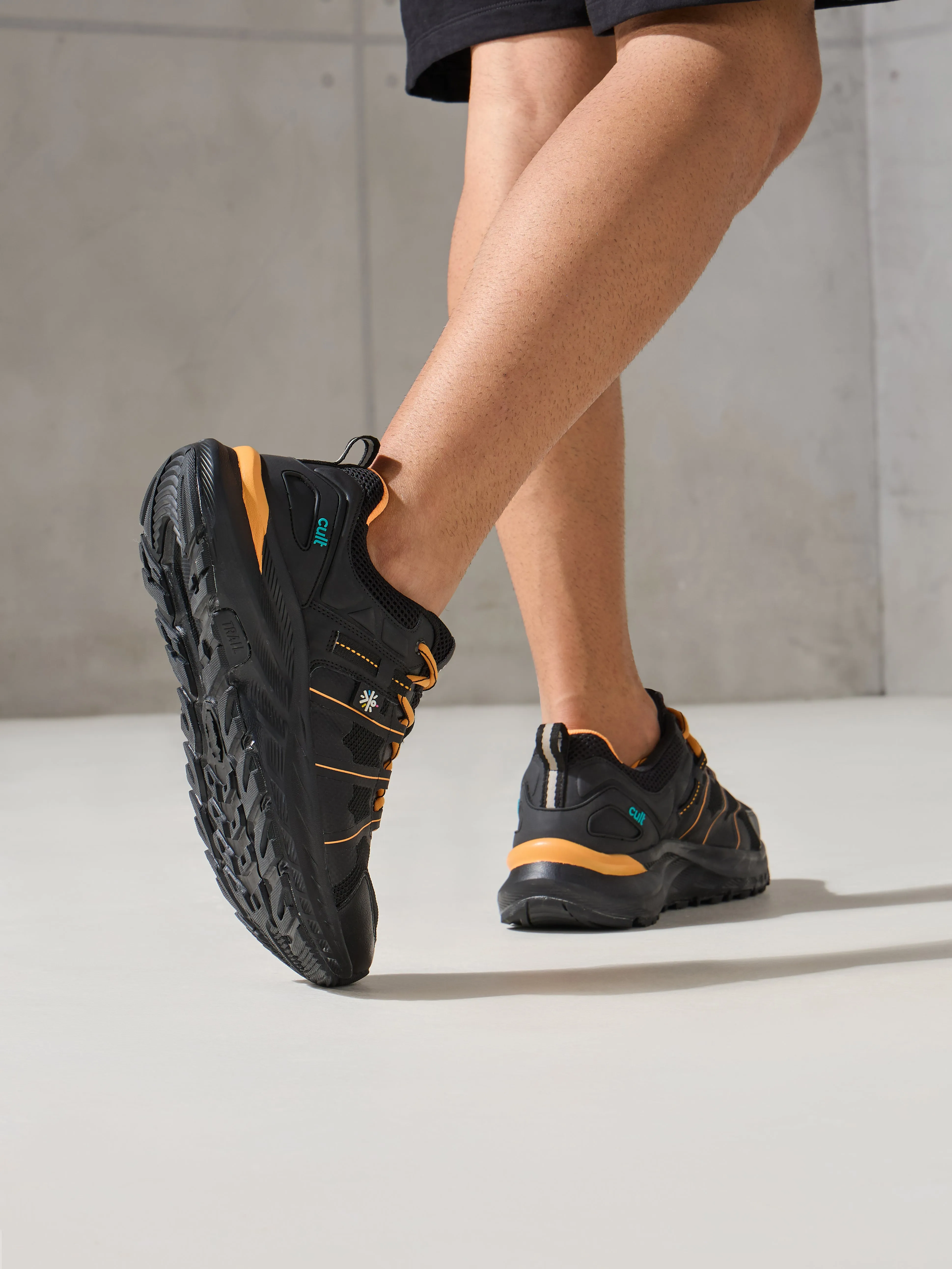 cult Men's TurboTrail Outdoor Shoes - Black
