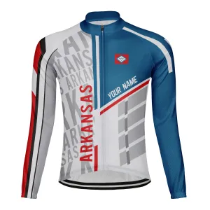 Customized Arkansas Men's Cycling Jersey Long Sleeve